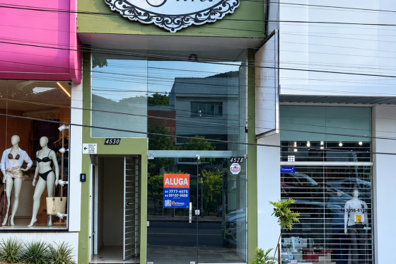 Sala Comercial para alugar - 65.00m² - Zona III, Umuarama-PR